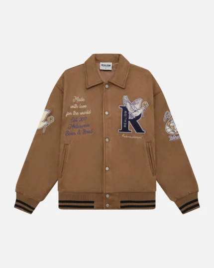 Realism Worldwide Coaches Tan Jacket