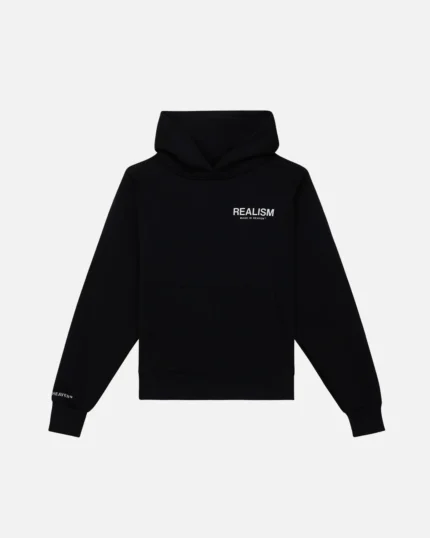 Heaven Logo Realism Black Hoodie