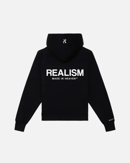 Heaven Logo Realism Black Hoodie