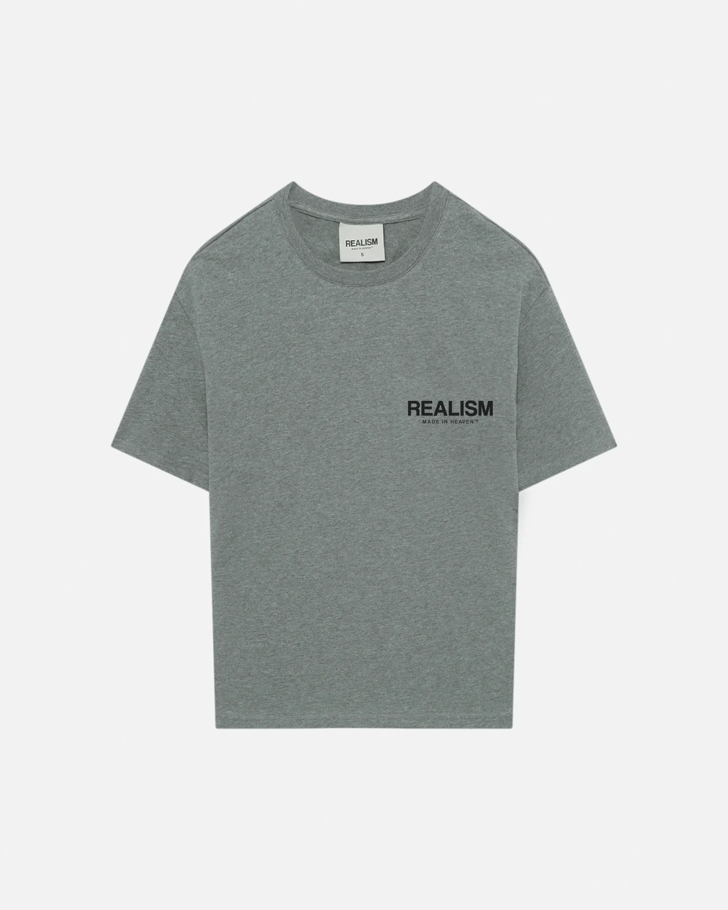Realism Heaven Logo T-shirt Dark Heather