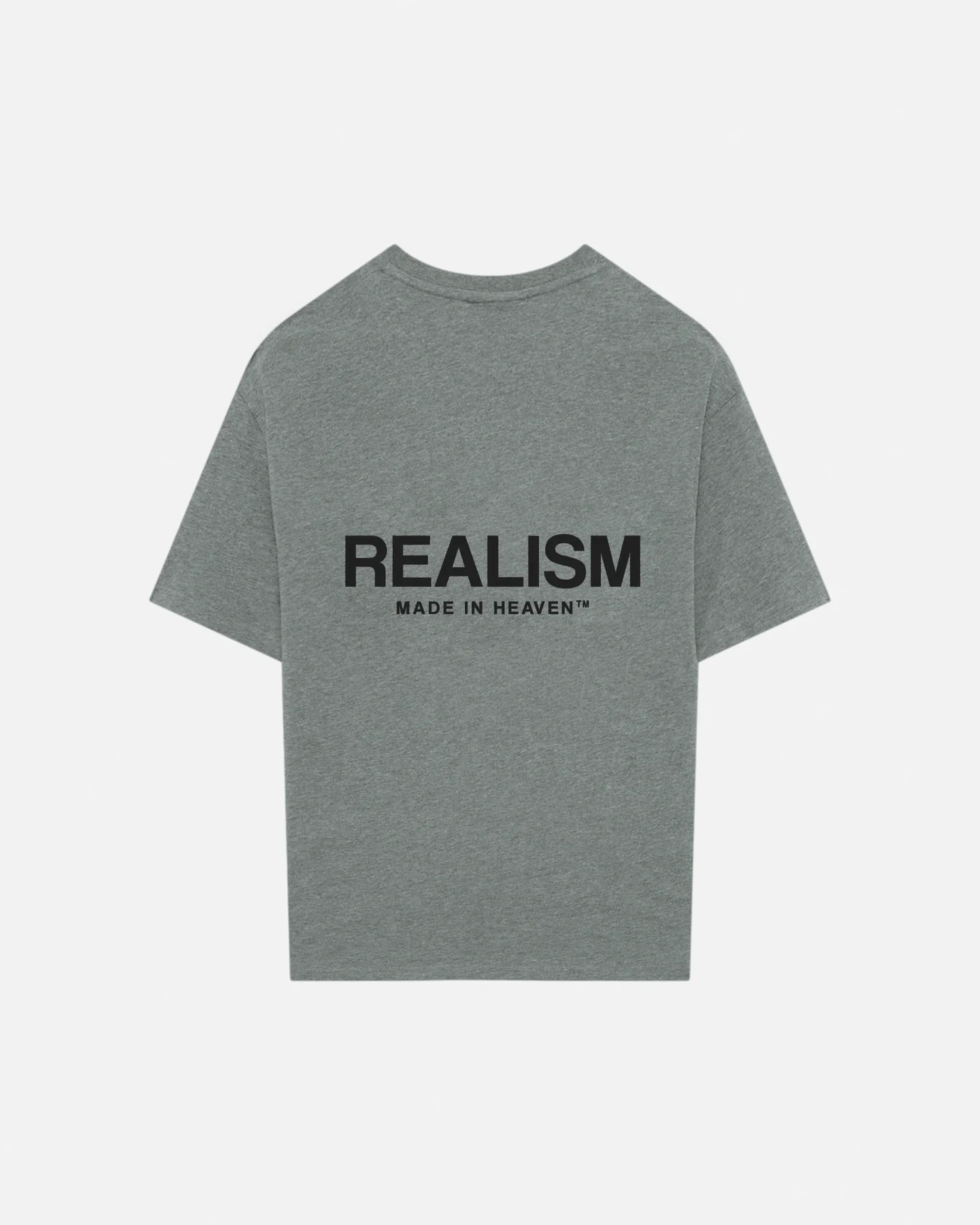 Realism Heaven Logo T-shirt Dark Heather