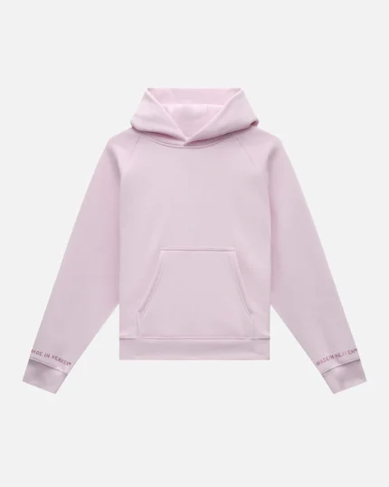 Glimmer Logo Realism Powder Pink Hoodie