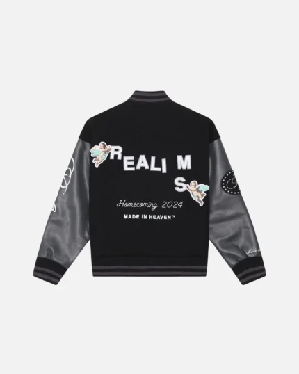 Realism Homecoming Varsity Black Jacket