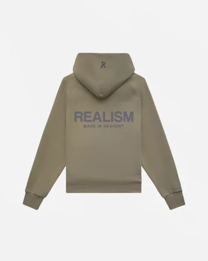Heaven Logo Reflective Realism Hoodie Cement