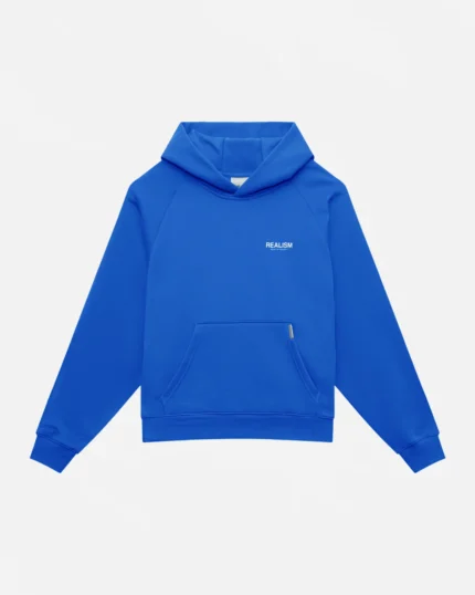 Realism Azure Blue Hoodies