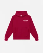 Carmine Red Realism Hoodies