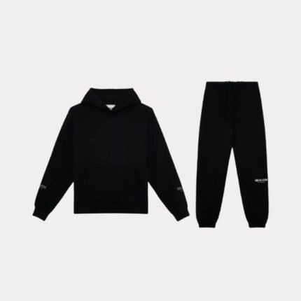 Realism Court Boxy Black Tracksuit