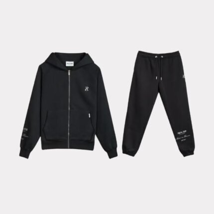 Radiant Realism Zip Black Tracksuit