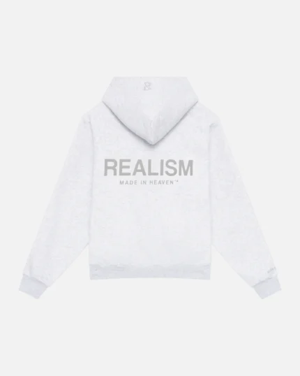 Heaven Logo Realism White Hoodie